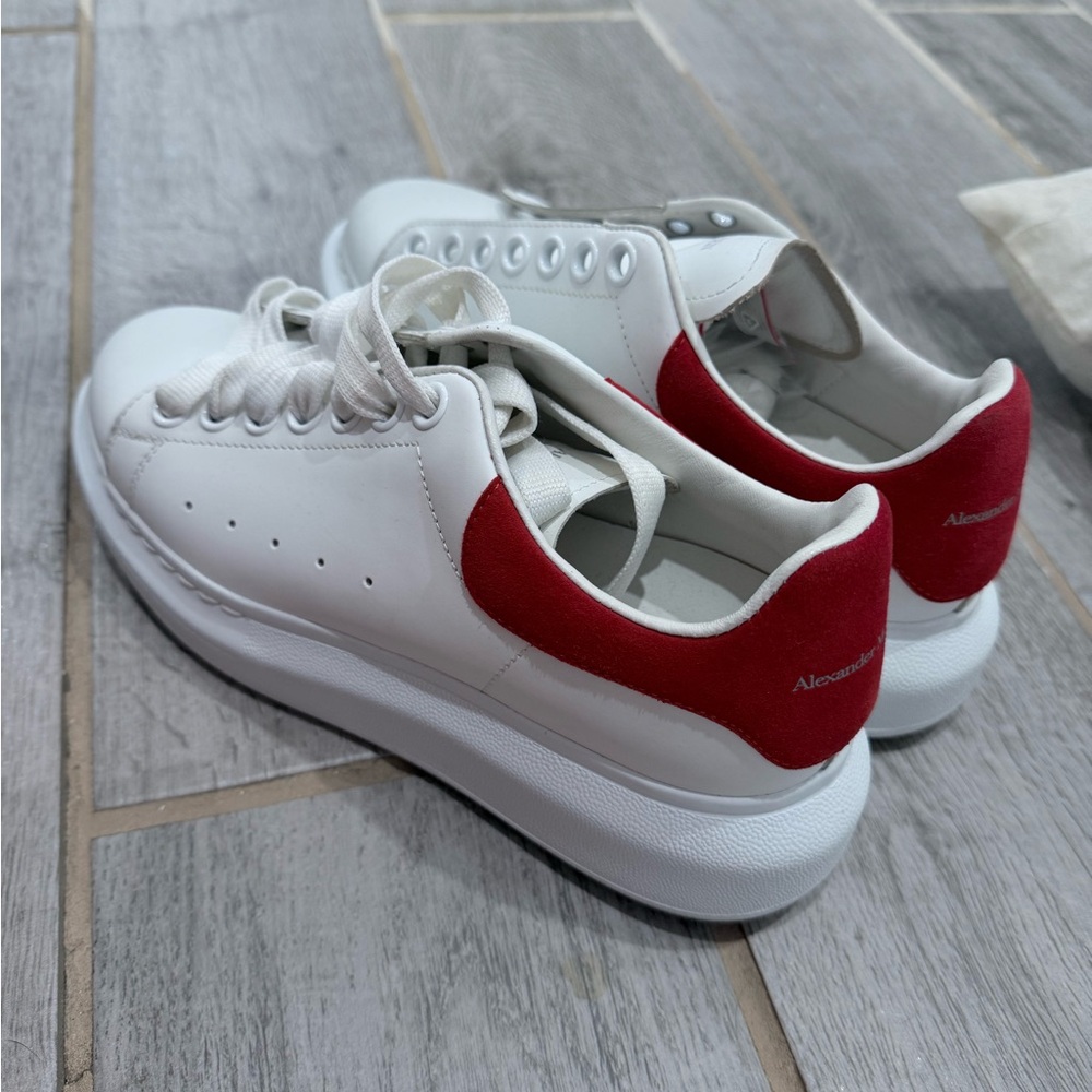 Red Alexander McQueen sneakers size 36